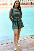 AAHELI PRINTED RAYON EMERALD JUMPSUIT AAHELI PRINTED RAYON EMERALD JUMPSUIT